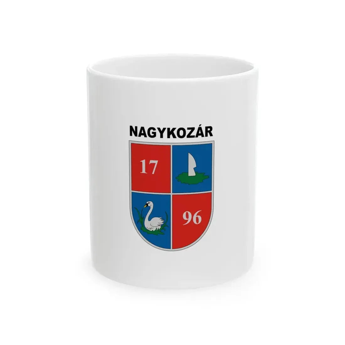 Flag of Nagykozar (Hungary) White Coffee Mug 11oz - Go Mug Yourself