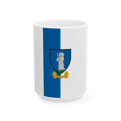 Flag of Nagykutas (Hungary) White Coffee Mug 15oz - Go Mug Yourself