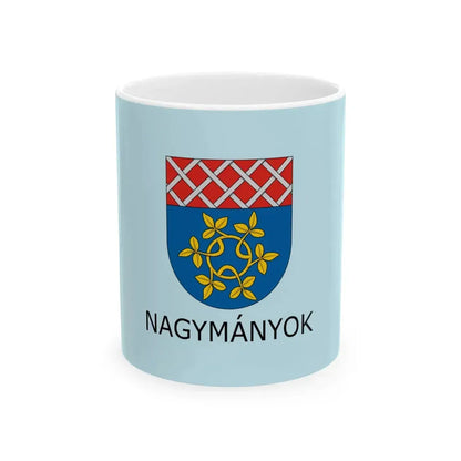 Flag of Nagymanyok (Hungary) White Coffee Mug 11oz - Go Mug Yourself