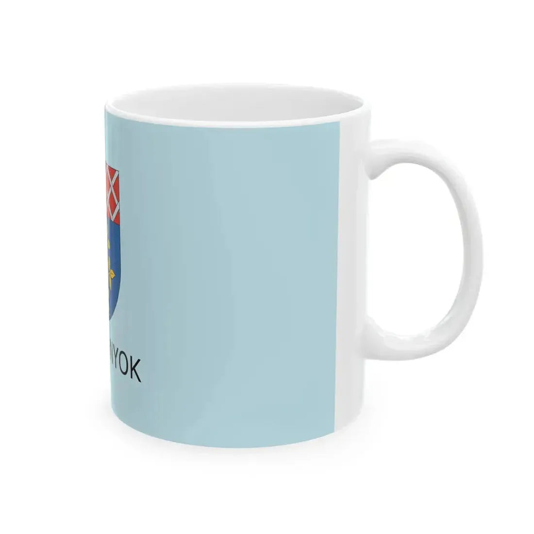 Flag of Nagymanyok (Hungary) White Coffee Mug - Go Mug Yourself