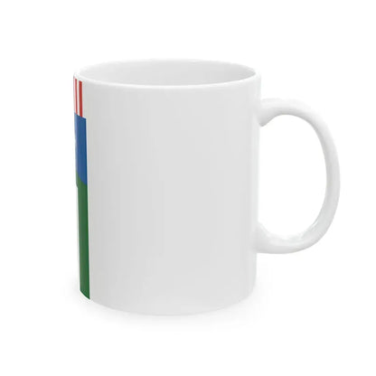 Flag of Nagymaros (Hungary) White Coffee Mug - Go Mug Yourself