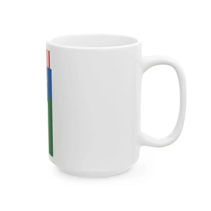 Flag of Nagymaros (Hungary) White Coffee Mug - Go Mug Yourself