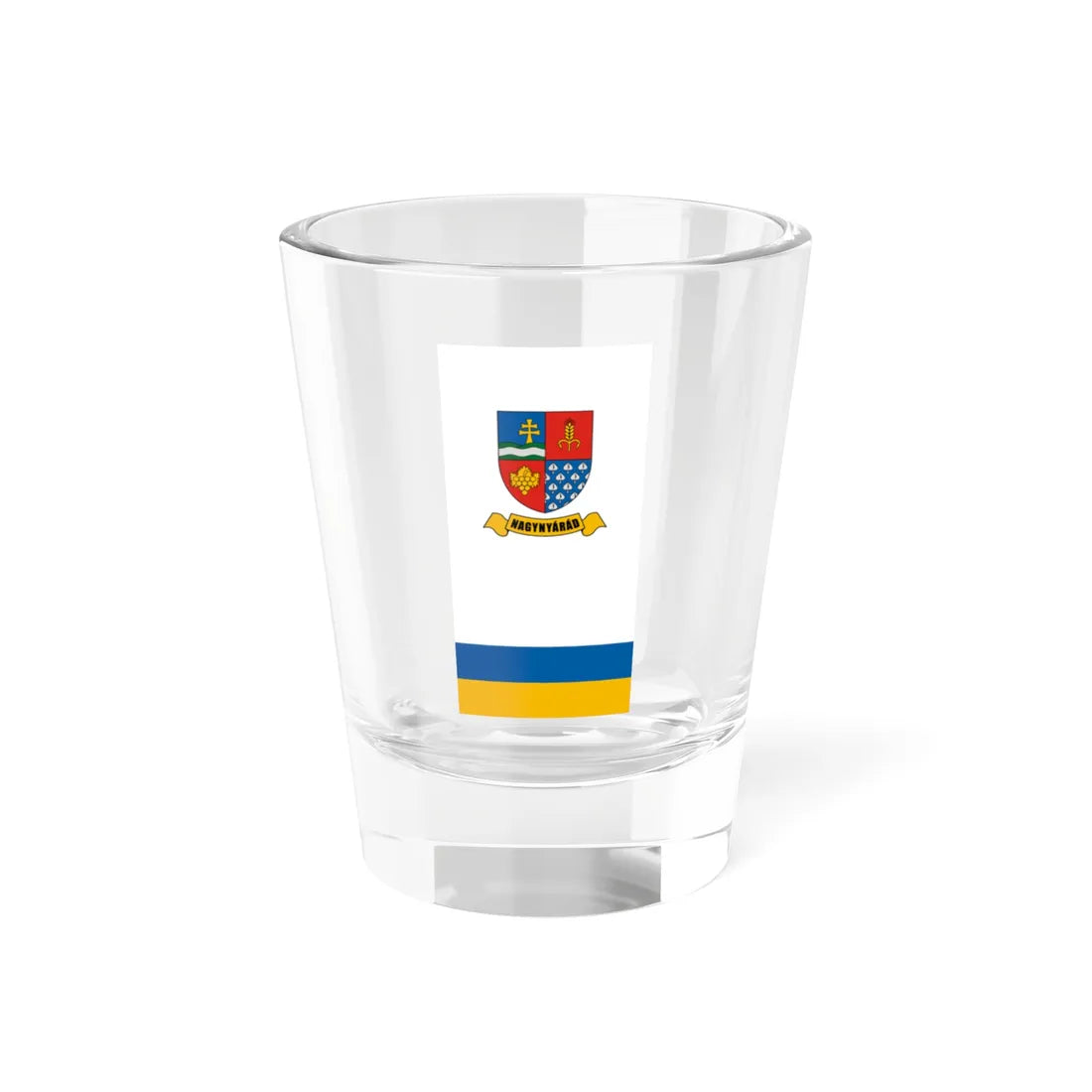 Flag of Nagynyarad (Hungary) Shot Glass 1.5oz 1.5oz - Go Mug Yourself