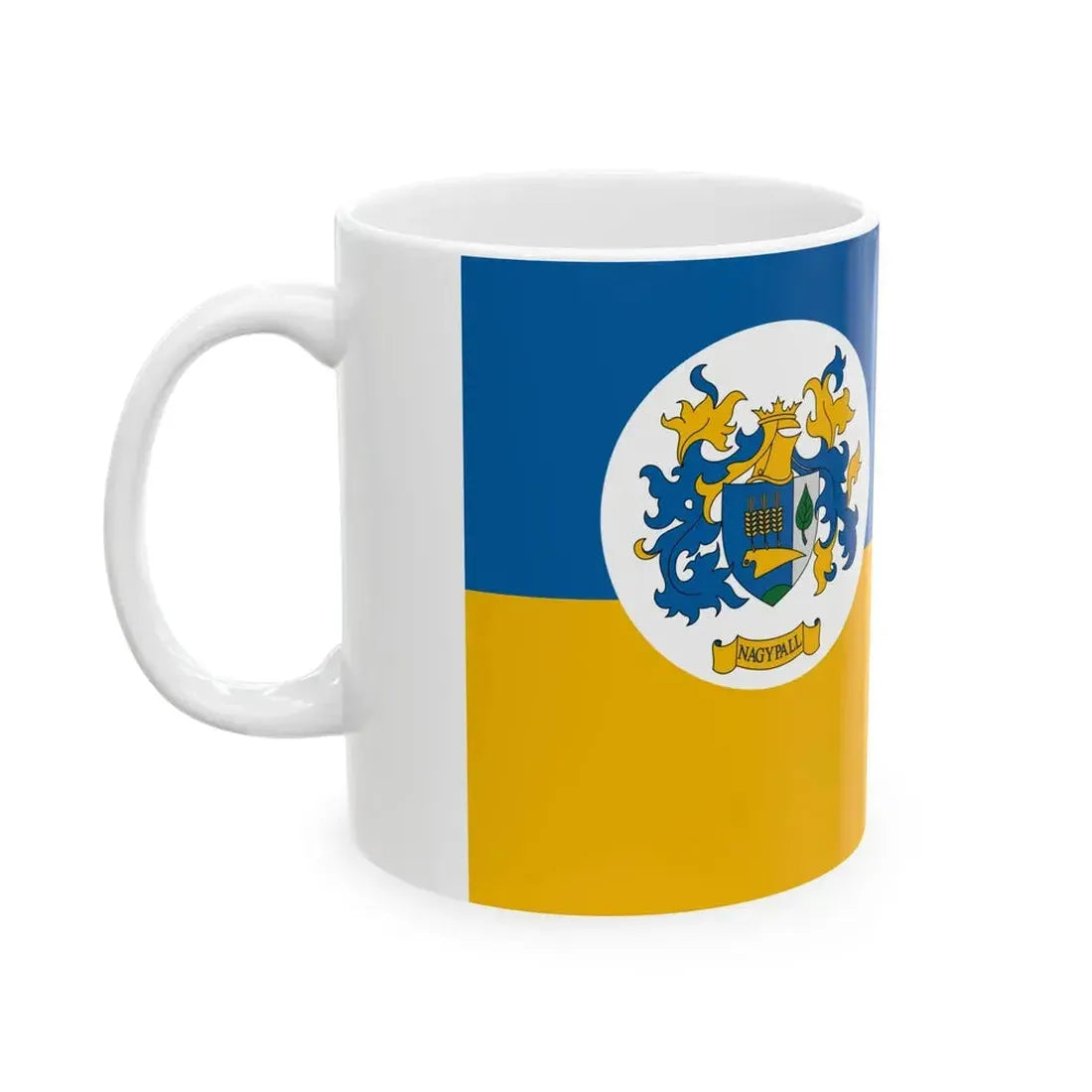 Flag of Nagypall (Hungary) White Coffee Mug - Go Mug Yourself