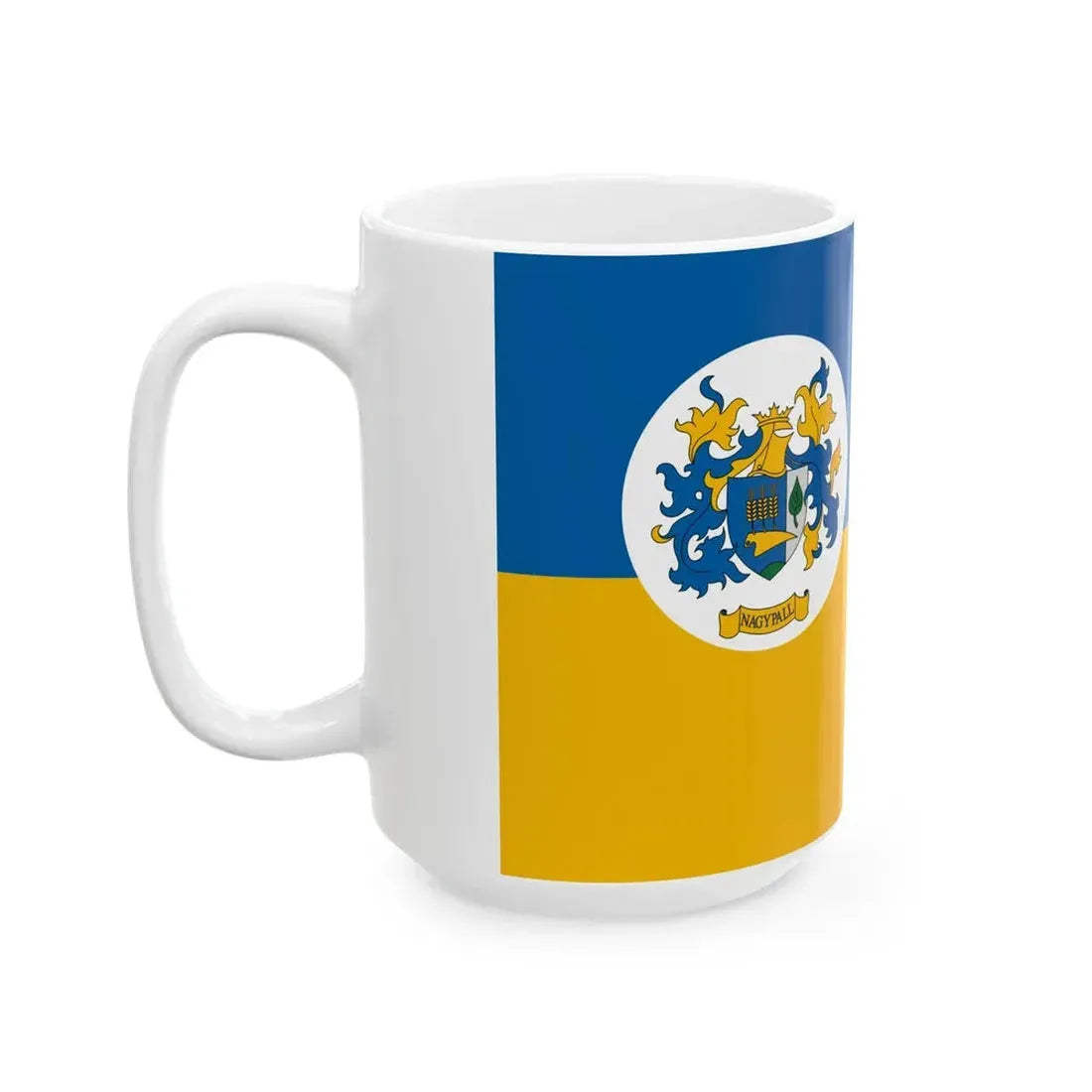Flag of Nagypall (Hungary) White Coffee Mug - Go Mug Yourself