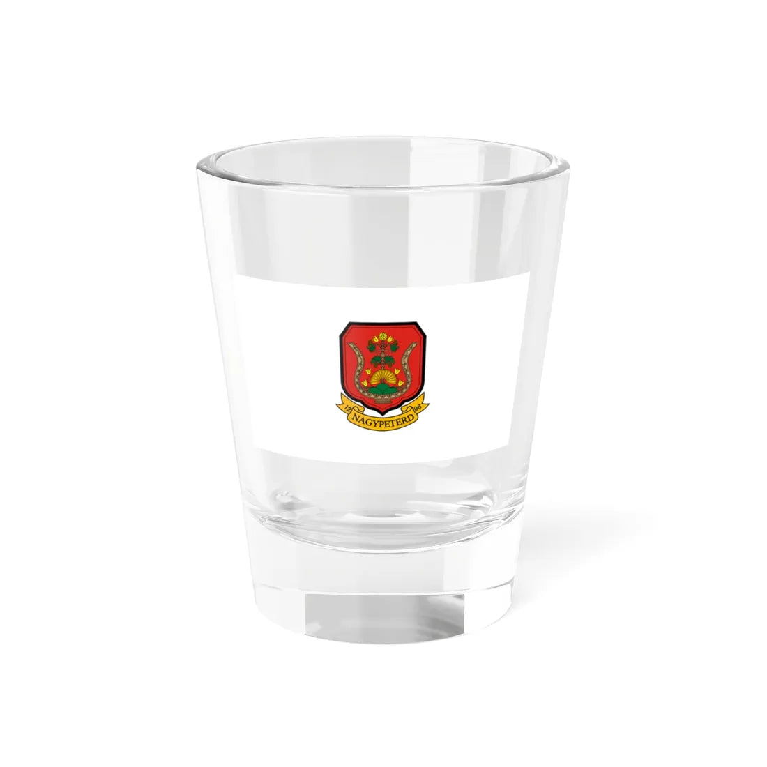 Flag of Nagypeterd (Hungary) Shot Glass 1.5oz 1.5oz - Go Mug Yourself