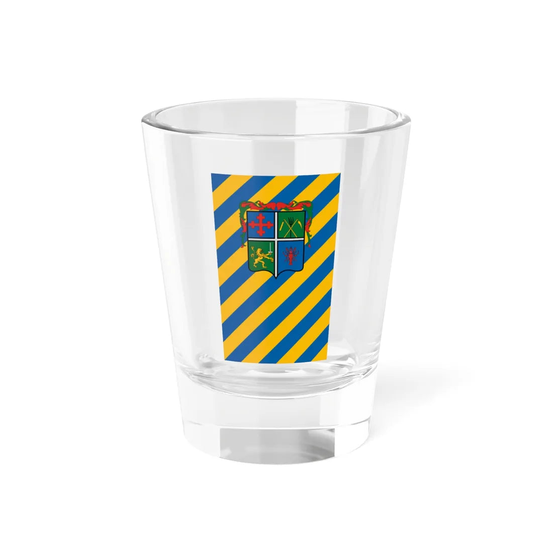 Flag of Nagyrecse (Hungary) Shot Glass 1.5oz 1.5oz - Go Mug Yourself