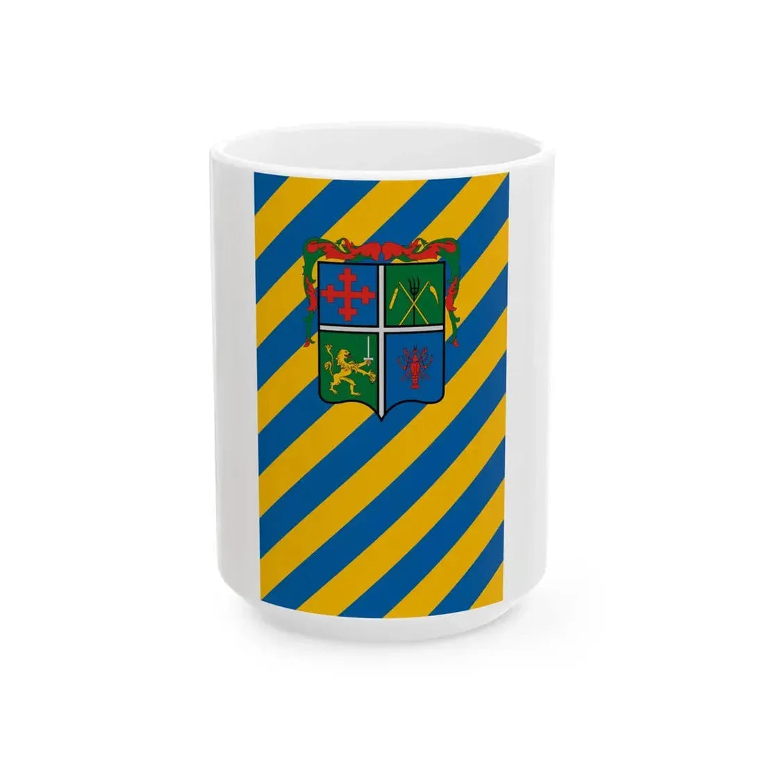 Flag of Nagyrecse (Hungary) White Coffee Mug 15oz - Go Mug Yourself
