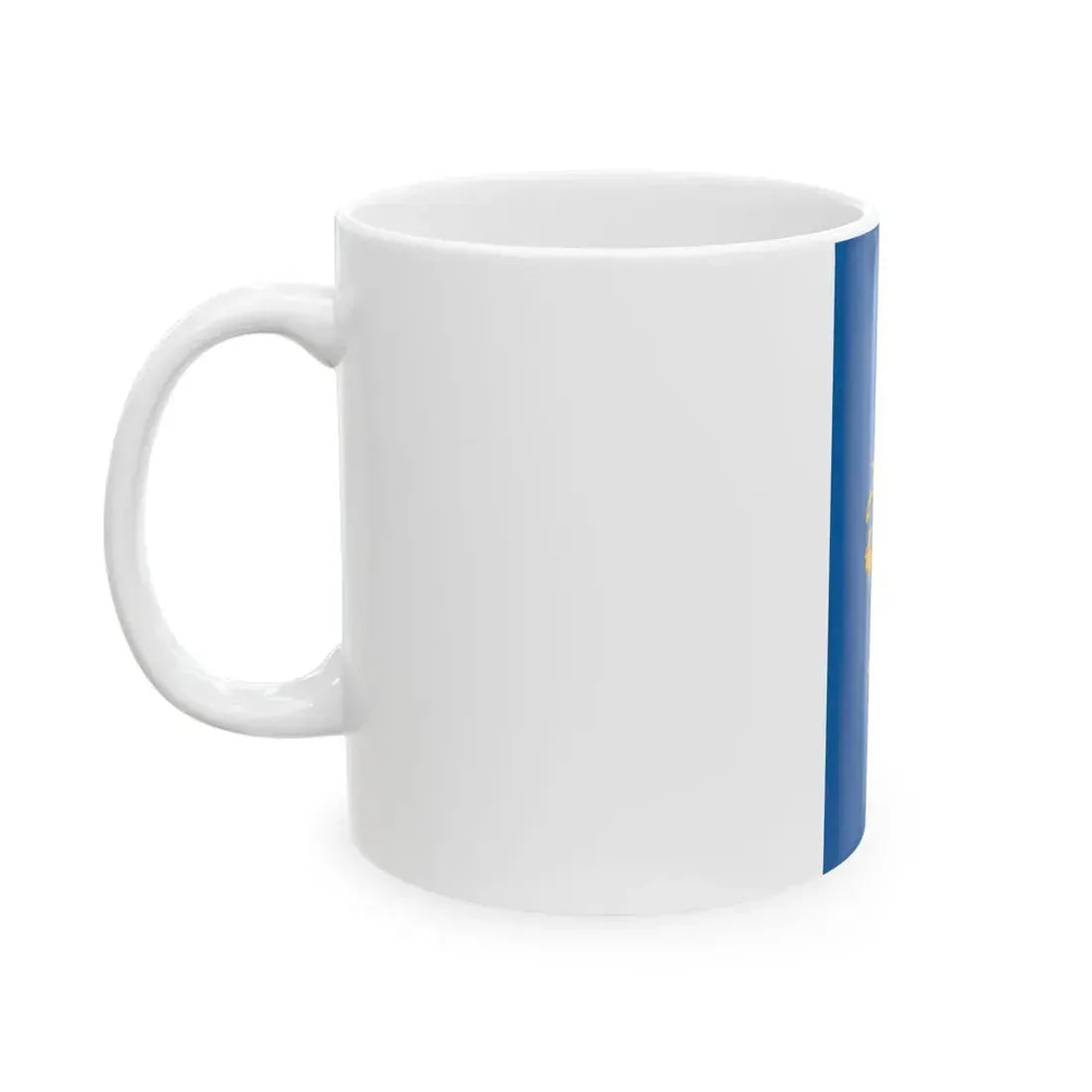 Flag of Nagysimonyi vertical (Hungary) White Coffee Mug - Go Mug Yourself