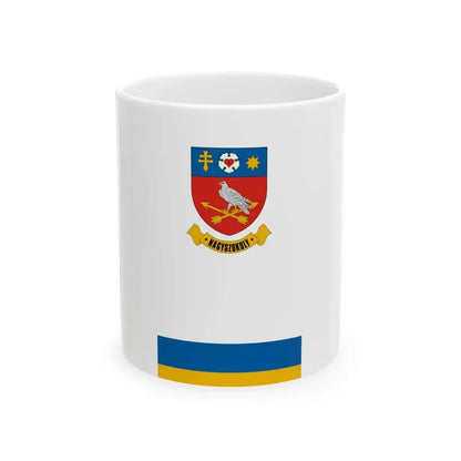 Flag of Nagyszokoly (Hungary) White Coffee Mug 11oz - Go Mug Yourself