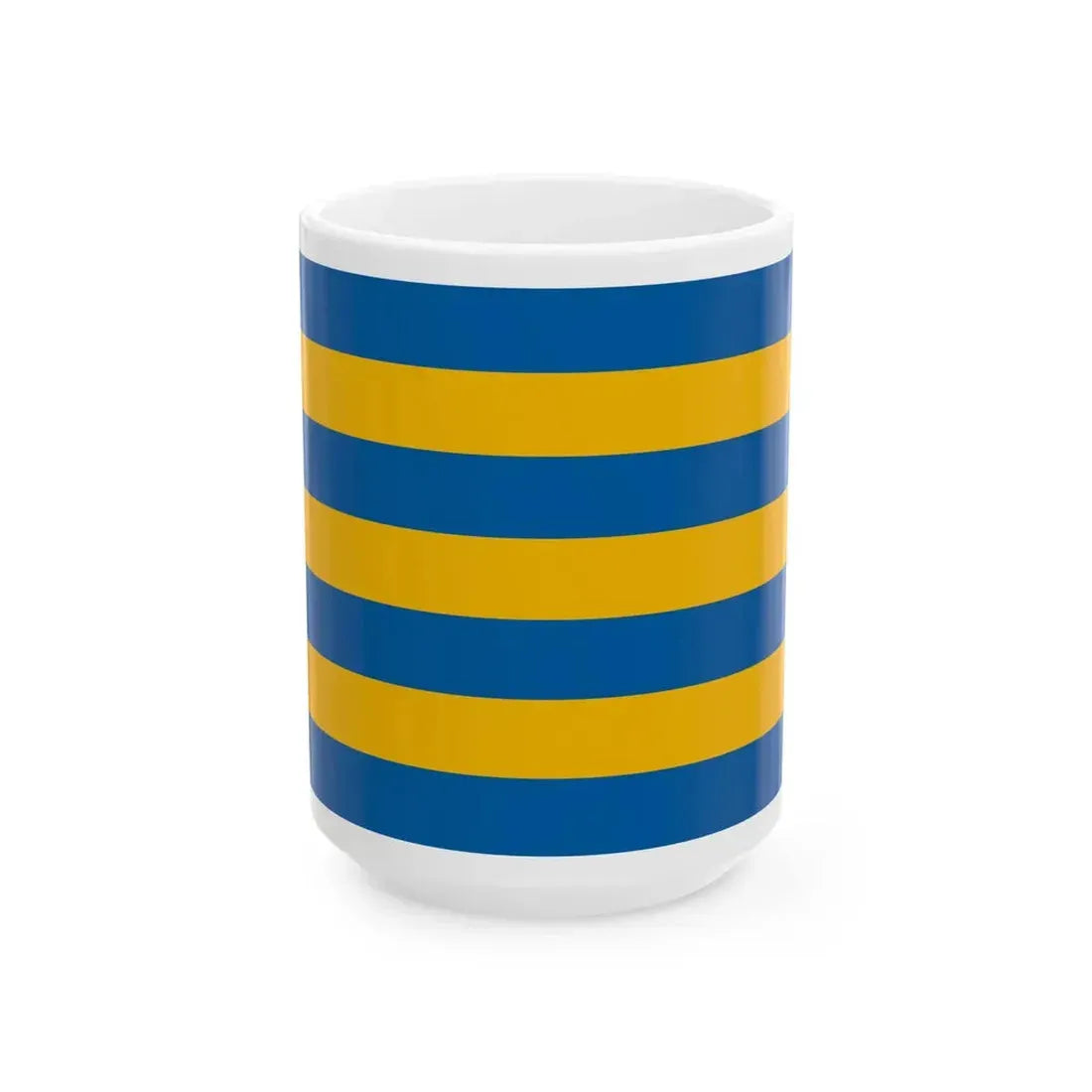 Flag of Nagyvarad 1941 (Hungary) White Coffee Mug 15oz - Go Mug Yourself