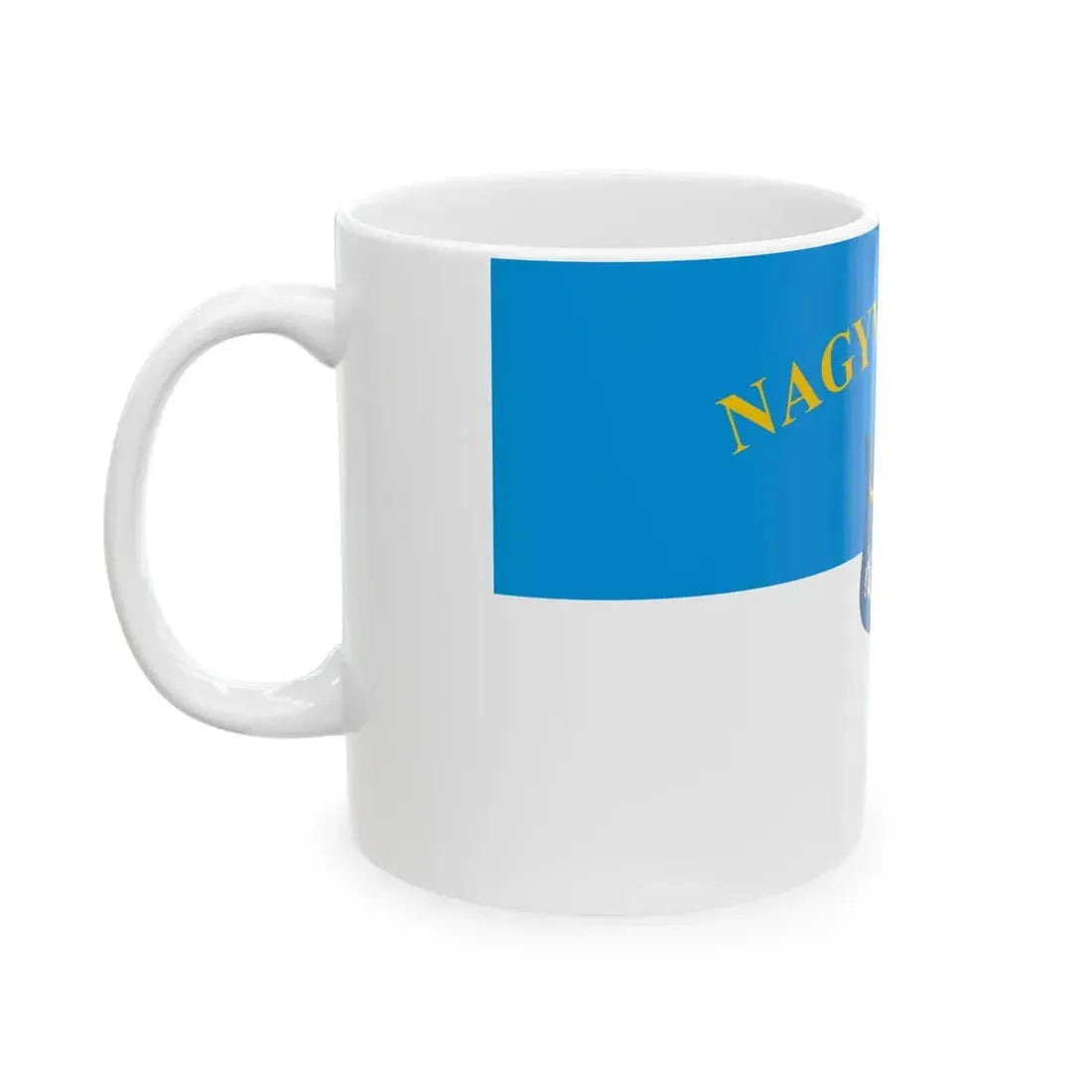 Flag of Nagyvazsony (Hungary) White Coffee Mug - Go Mug Yourself