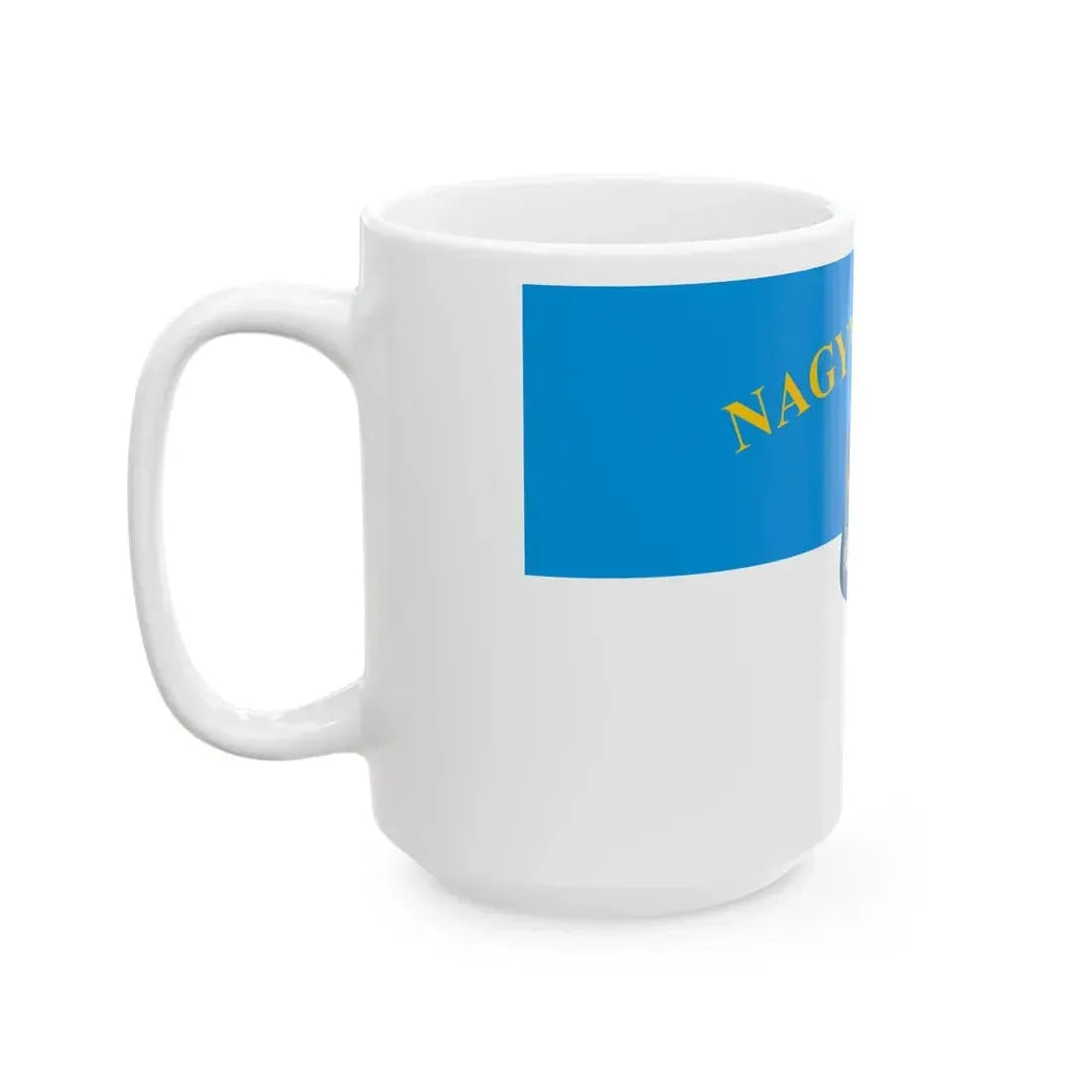 Flag of Nagyvazsony (Hungary) White Coffee Mug - Go Mug Yourself