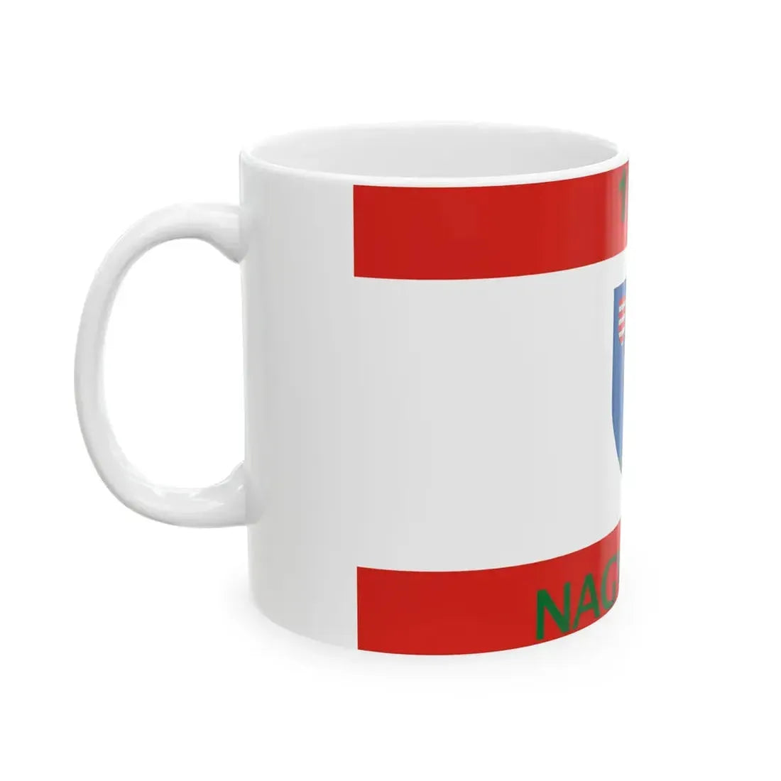 Flag of Nagyveleg (Hungary) White Coffee Mug - Go Mug Yourself