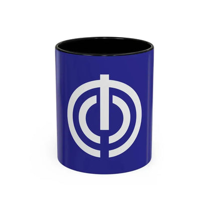 Flag of Naha Okinawa Japan - Accent Coffee Mug 11oz Black - Go Mug Yourself