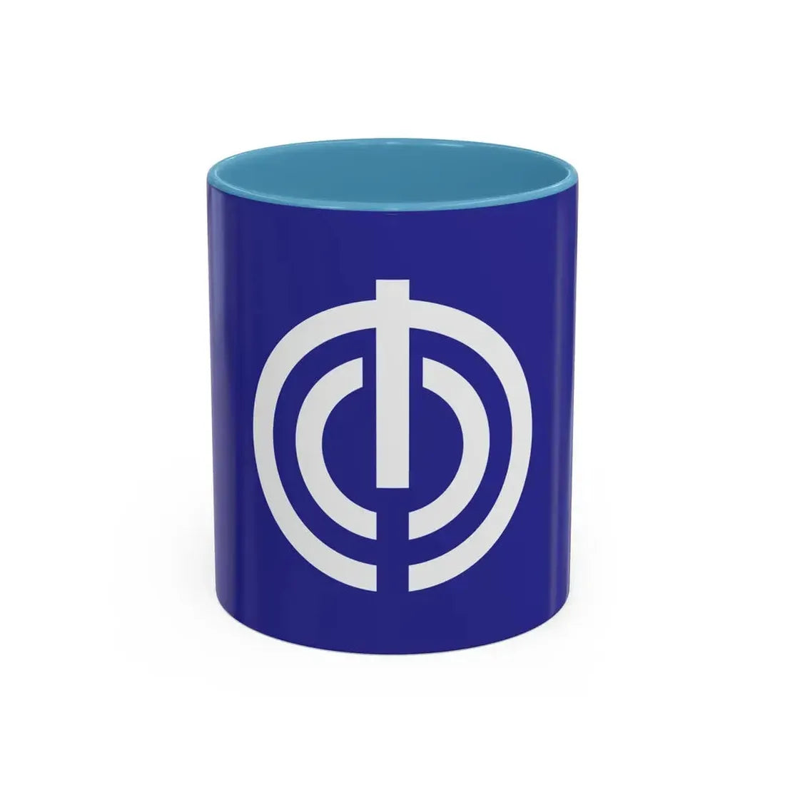Flag of Naha Okinawa Japan - Accent Coffee Mug 11oz Light Blue - Go Mug Yourself