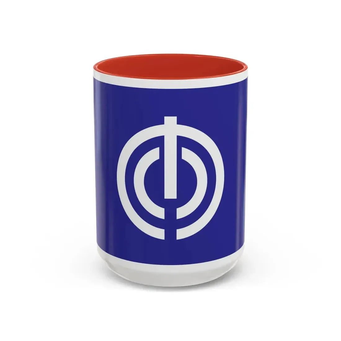 Flag of Naha Okinawa Japan - Accent Coffee Mug 15oz Red - Go Mug Yourself