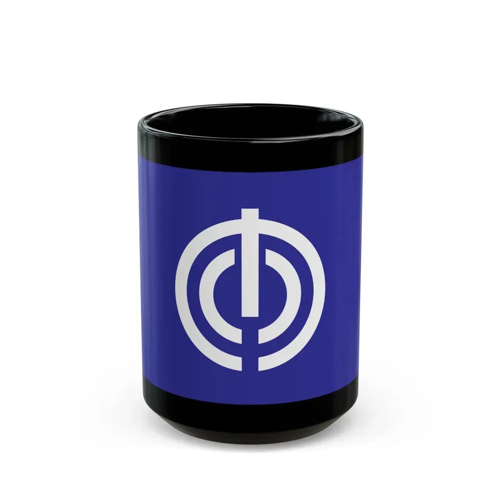 Flag of Naha Okinawa Japan - Black Coffee Mug 15oz - Go Mug Yourself