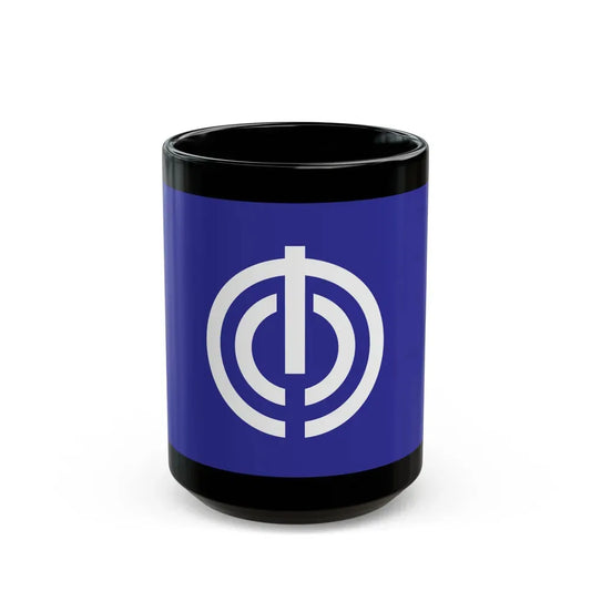 Flag of Naha Okinawa Japan - Black Coffee Mug 15oz - Go Mug Yourself
