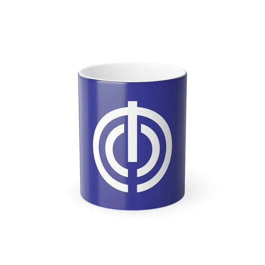 Flag of Naha Okinawa Japan - Color Changing Coffee Mug 11oz - Go Mug Yourself