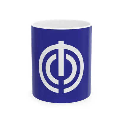 Flag of Naha Okinawa Japan - White Coffee Mug 11oz - Go Mug Yourself