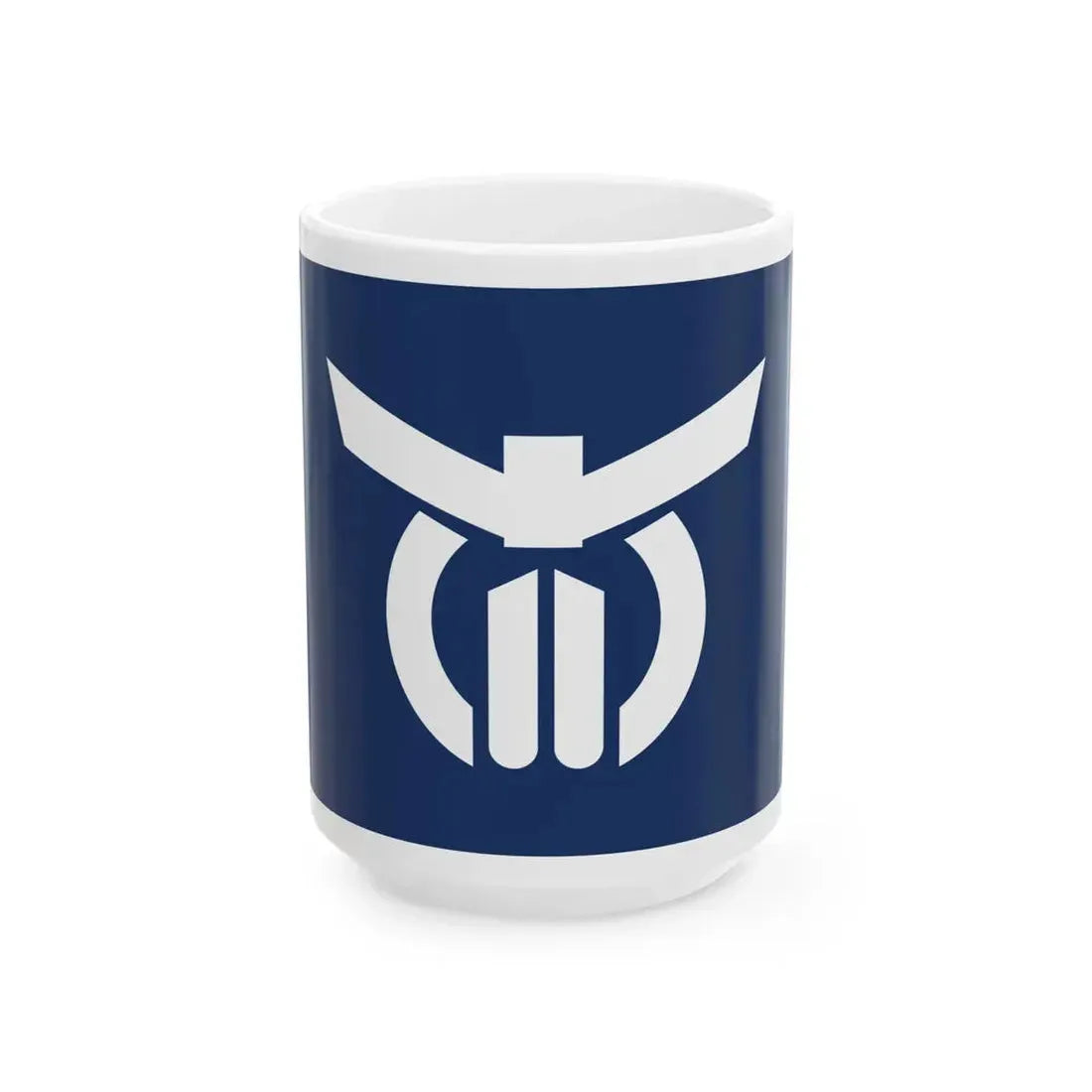 Flag of Nahari Kochi (Japan) White Coffee Mug 15oz - Go Mug Yourself