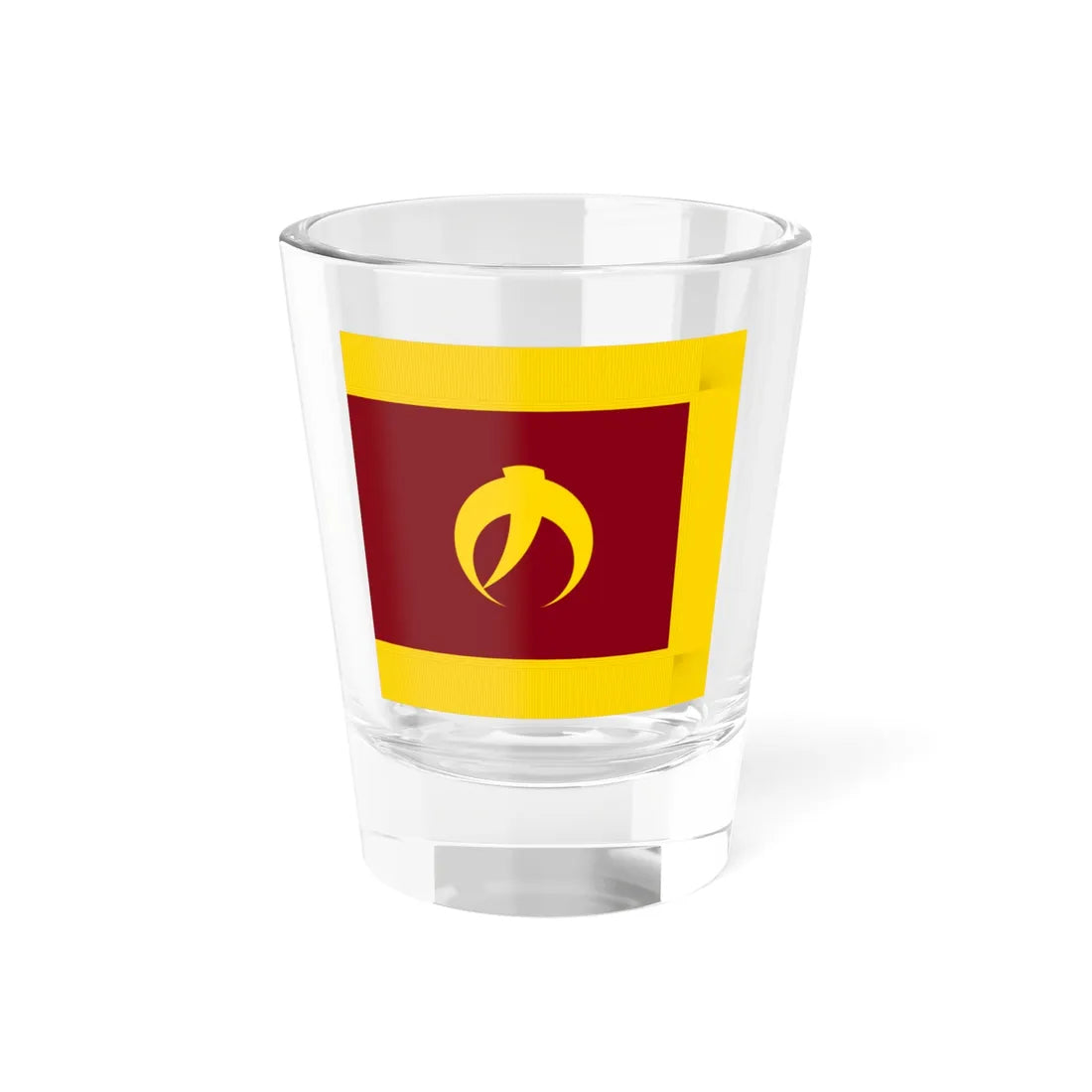 Flag of Naie Hokkaido fringed (Japan) Shot Glass 1.5oz 1.5oz - Go Mug Yourself