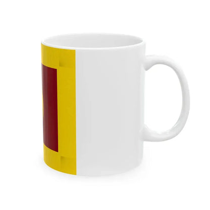 Flag of Naie Hokkaido fringed (Japan) White Coffee Mug - Go Mug Yourself