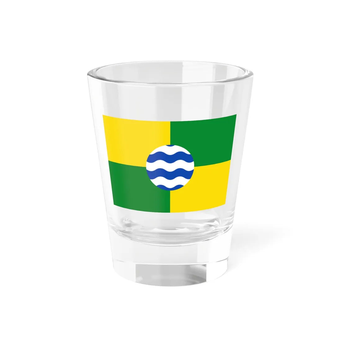 Flag of Nairobi (Kenya) Shot Glass 1.5oz 1.5oz - Go Mug Yourself