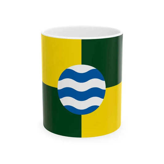 Flag of Nairobi version (Kenya) White Coffee Mug 11oz - Go Mug Yourself