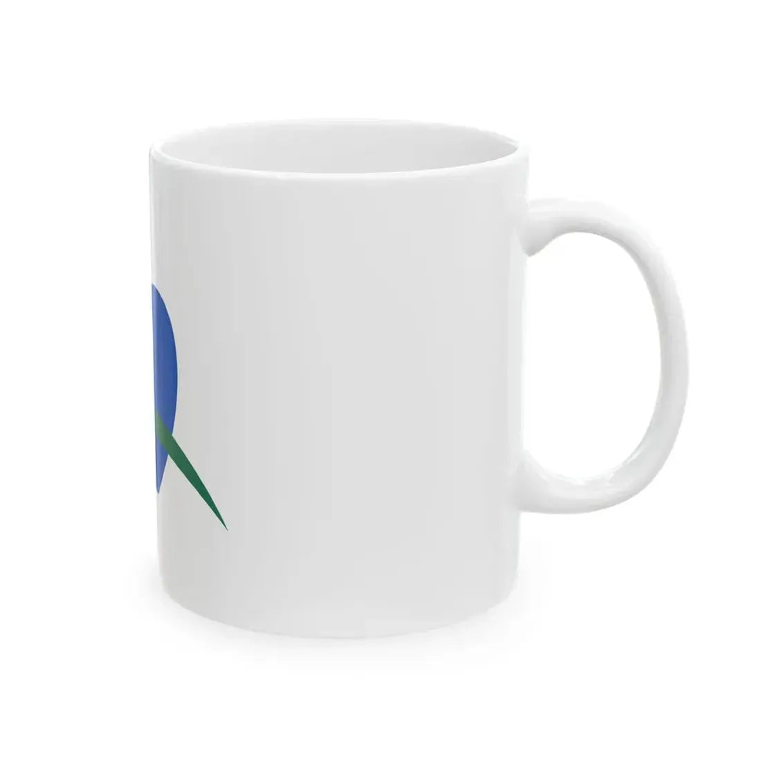 Flag of Naka Tokushima (Japan) White Coffee Mug - Go Mug Yourself