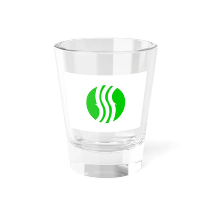 Flag of Nakagawa Fukuoka (Japan) Shot Glass 1.5oz 1.5oz - Go Mug Yourself