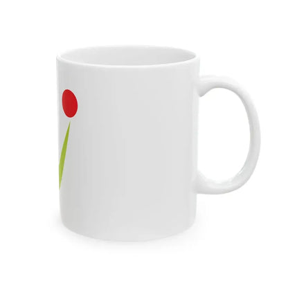 Flag of Nakagawa Tochigi (Japan) White Coffee Mug - Go Mug Yourself