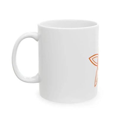 Flag of Nakajima Ehime 1959-2005 (Japan) White Coffee Mug - Go Mug Yourself