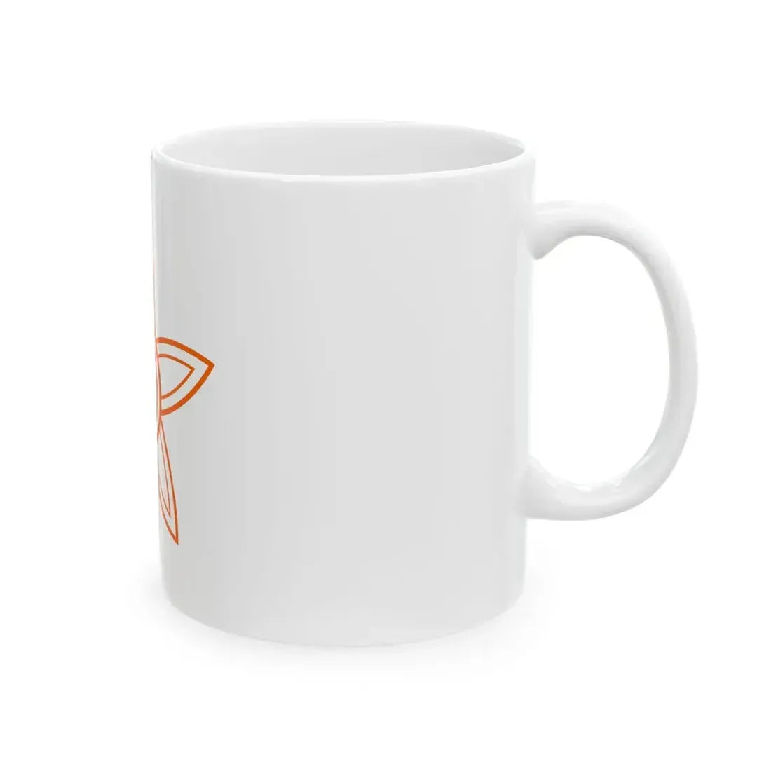 Flag of Nakajima Ehime 1959-2005 (Japan) White Coffee Mug - Go Mug Yourself