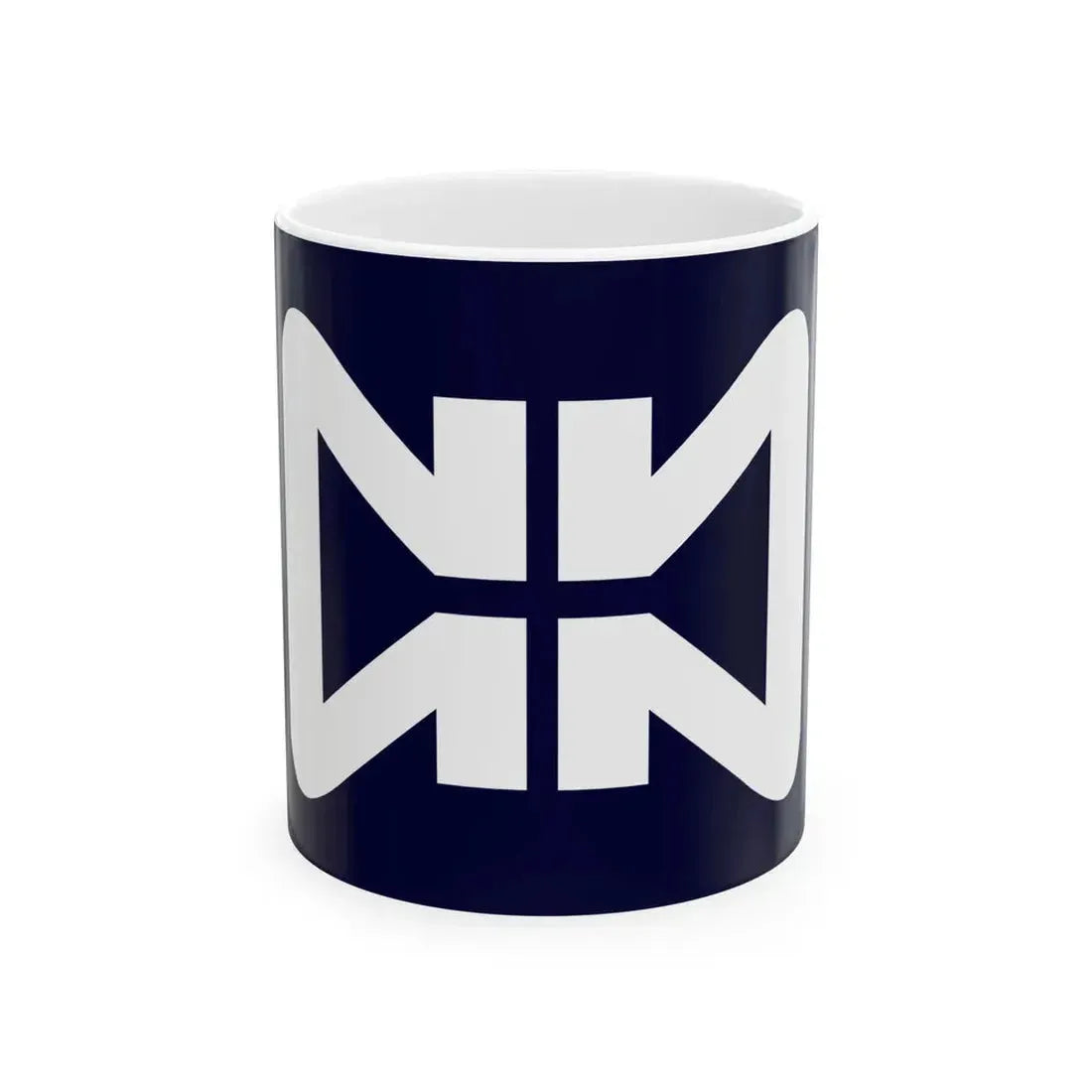 Flag of Nakajima Fukushima (Japan) White Coffee Mug 11oz - Go Mug Yourself