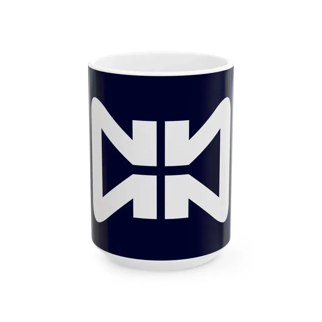 Flag of Nakajima Fukushima (Japan) White Coffee Mug 15oz - Go Mug Yourself