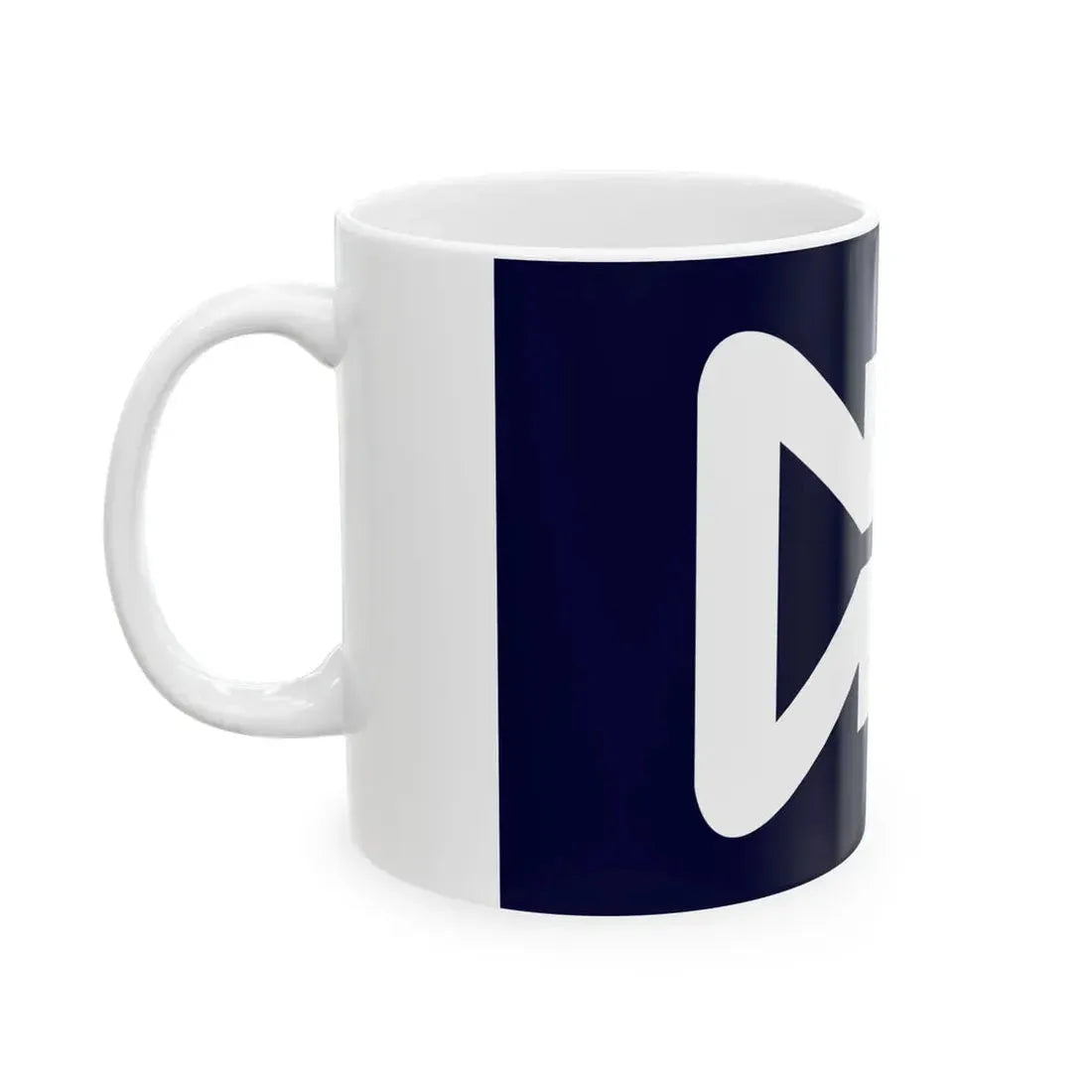 Flag of Nakajima Fukushima (Japan) White Coffee Mug - Go Mug Yourself