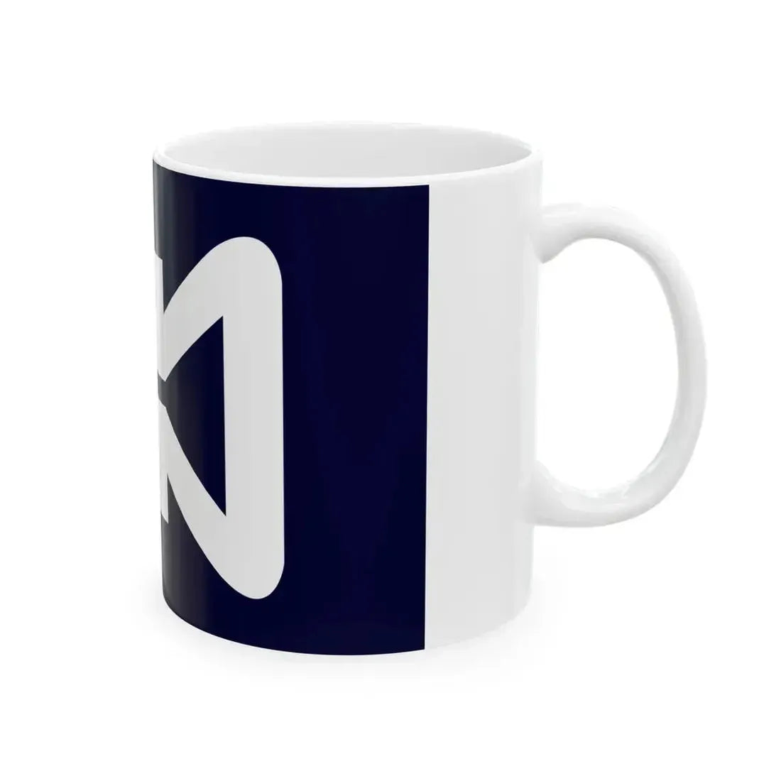 Flag of Nakajima Fukushima (Japan) White Coffee Mug - Go Mug Yourself