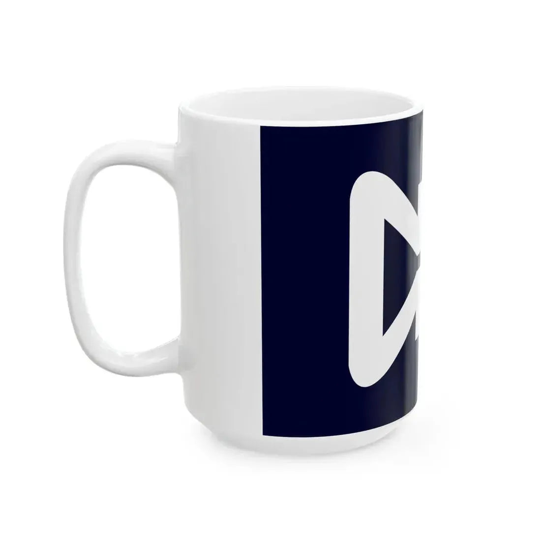 Flag of Nakajima Fukushima (Japan) White Coffee Mug - Go Mug Yourself