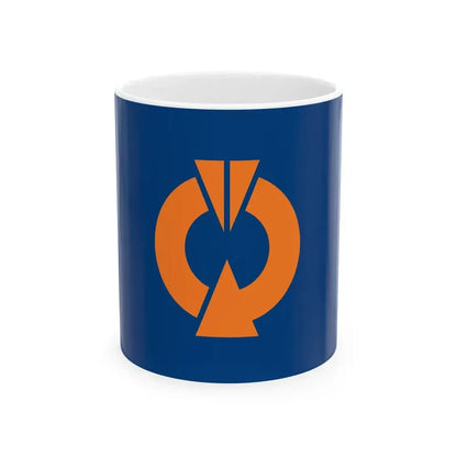 Flag of Nakajima Ishikawa 1956-2004 (Japan) White Coffee Mug 11oz - Go Mug Yourself