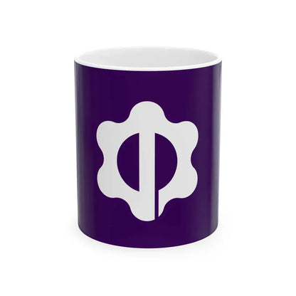 Flag of Nakano Nagano (Japan) White Coffee Mug 11oz - Go Mug Yourself