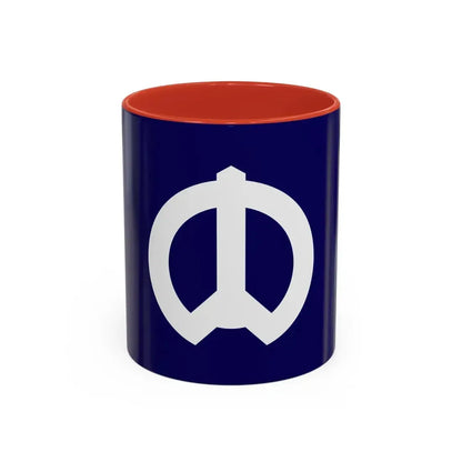 Flag of Nakano Tokyo Japan - Accent Coffee Mug 11oz Red - Go Mug Yourself