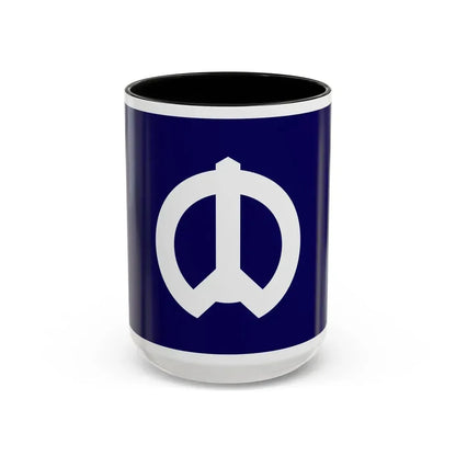 Flag of Nakano Tokyo Japan - Accent Coffee Mug 15oz Black - Go Mug Yourself