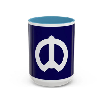 Flag of Nakano Tokyo Japan - Accent Coffee Mug 15oz Light Blue - Go Mug Yourself