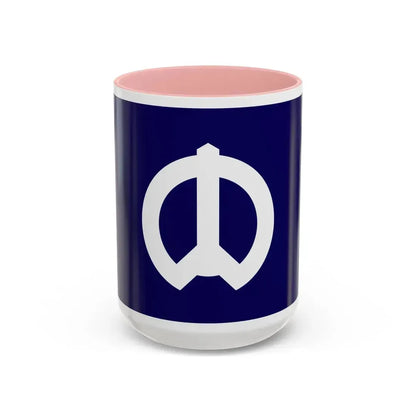 Flag of Nakano Tokyo Japan - Accent Coffee Mug 15oz Pink - Go Mug Yourself