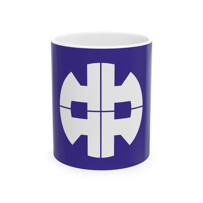 Flag of Nakanojo Gunma (Japan) White Coffee Mug 11oz - Go Mug Yourself