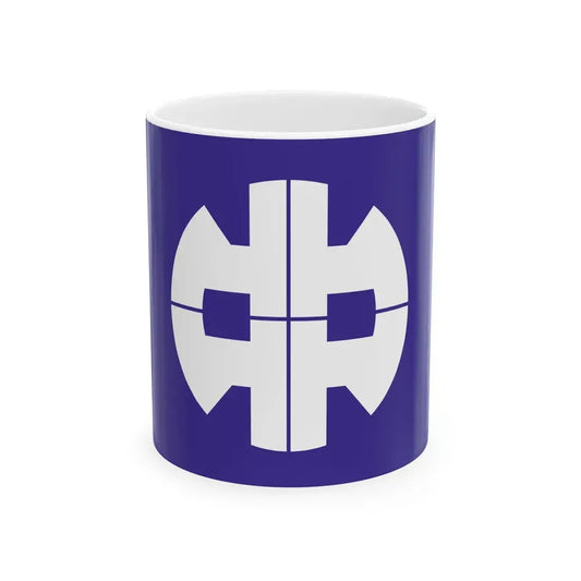 Flag of Nakanojo Gunma (Japan) White Coffee Mug 11oz - Go Mug Yourself