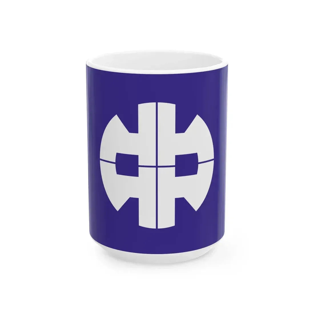 Flag of Nakanojo Gunma (Japan) White Coffee Mug 15oz - Go Mug Yourself