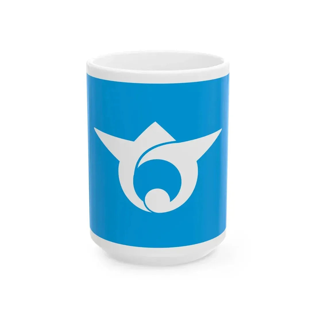 Flag of Nakatosa Kochi 1971-2006 (Japan) White Coffee Mug 15oz - Go Mug Yourself